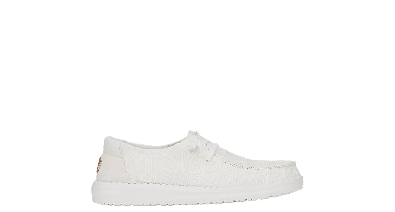 WOMENS WENDY CROCHET LACE SLIP ON SNEAKER>HEYDUDE Hot