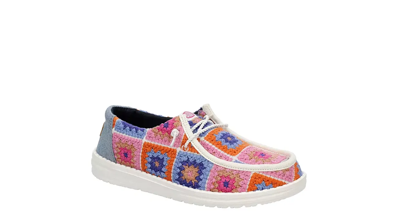 WOMENS WENDY CROCHET SLIP ON SNEAKER>HEYDUDE Clearance