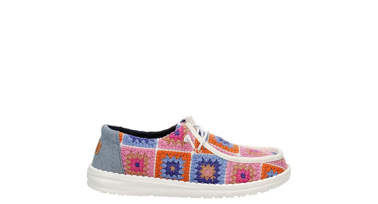 WOMENS WENDY CROCHET SLIP ON SNEAKER>HEYDUDE Clearance