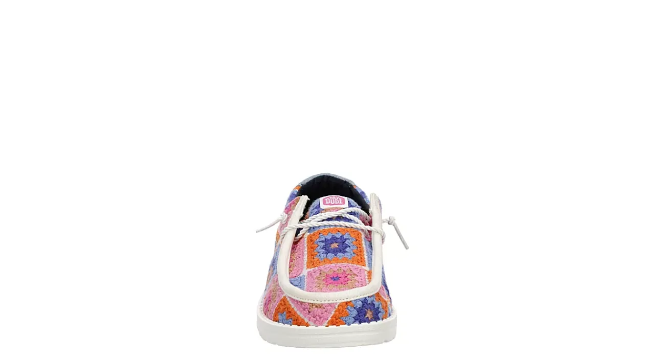 WOMENS WENDY CROCHET SLIP ON SNEAKER>HEYDUDE Clearance