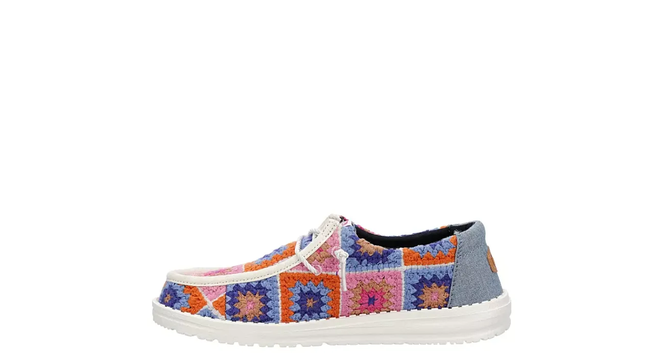 WOMENS WENDY CROCHET SLIP ON SNEAKER>HEYDUDE Clearance
