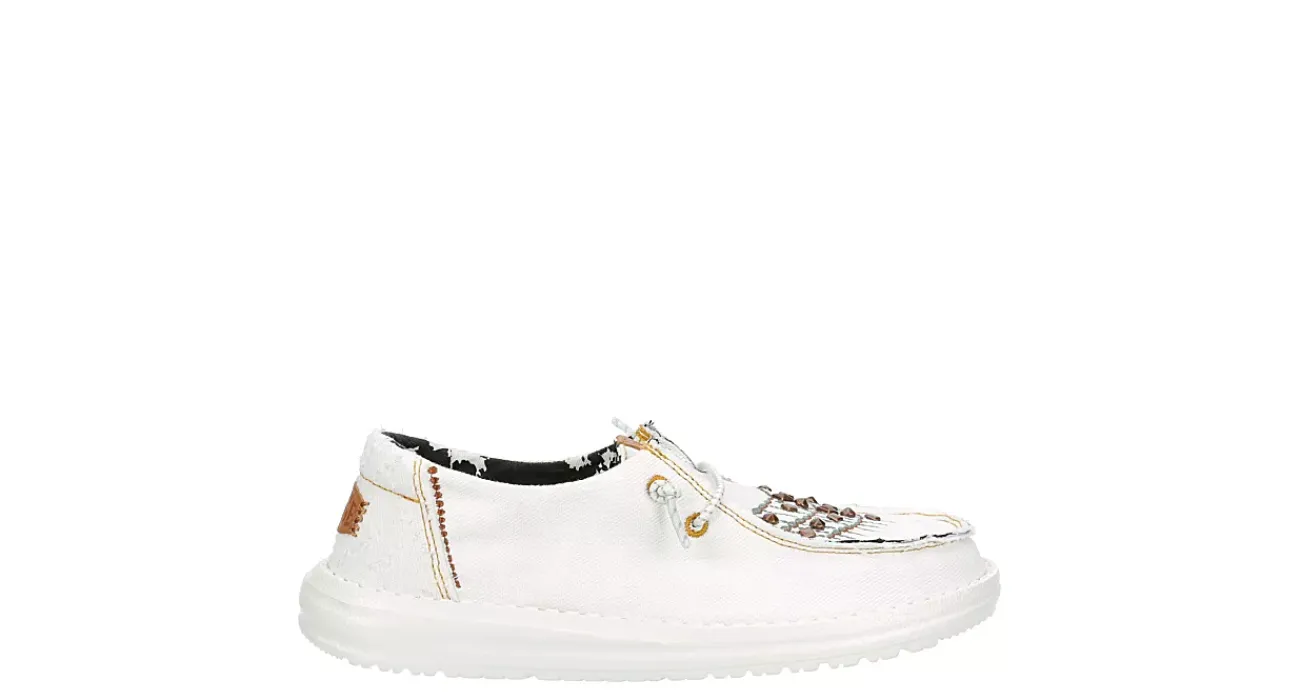 WOMENS WENDY DENIM SLIP ON SNEAKER>HEYDUDE Online