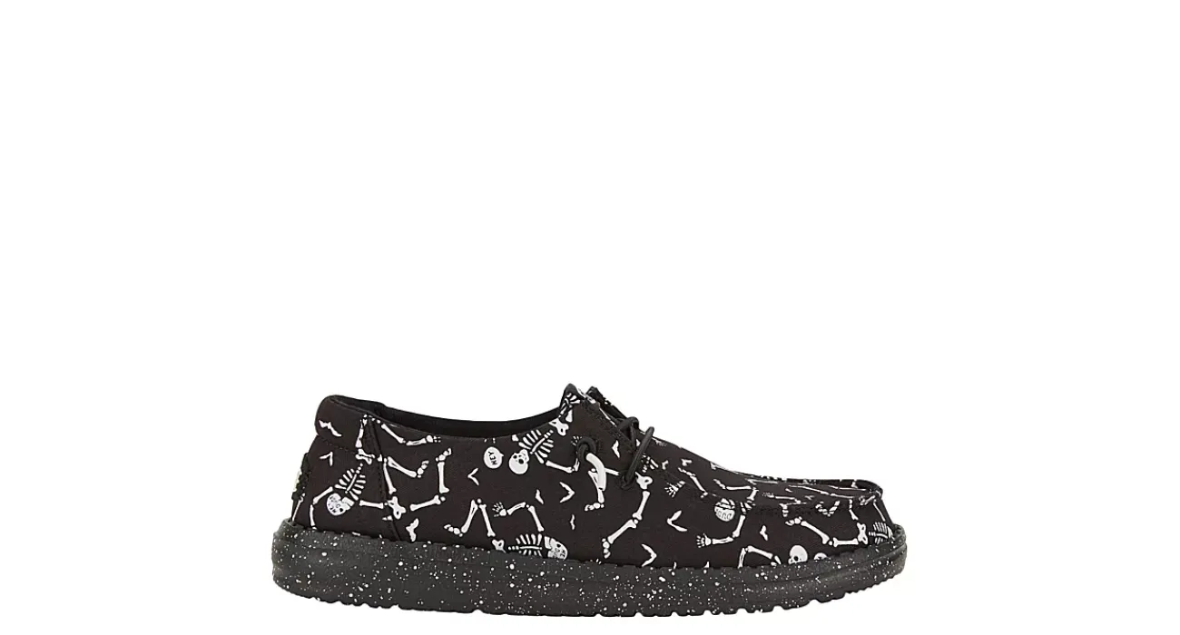 WOMENS WENDY SKELETONS SLIP ON SNEAKER>HEYDUDE Best