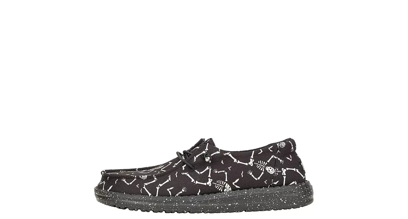 WOMENS WENDY SKELETONS SLIP ON SNEAKER>HEYDUDE Best