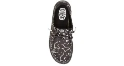 WOMENS WENDY SKELETONS SLIP ON SNEAKER><noscript><img width=