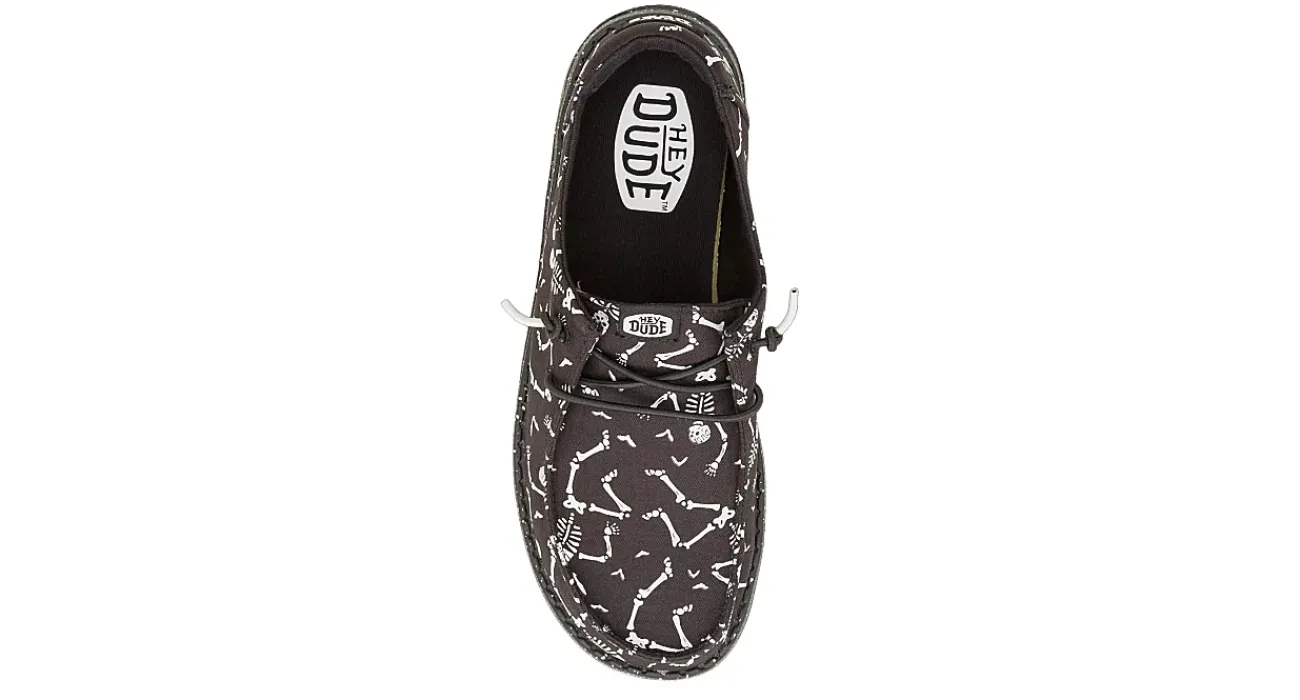 WOMENS WENDY SKELETONS SLIP ON SNEAKER>HEYDUDE Best